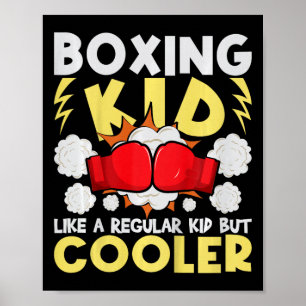 Affiche Enfant de boxe comme un enfant régulier mais plus 