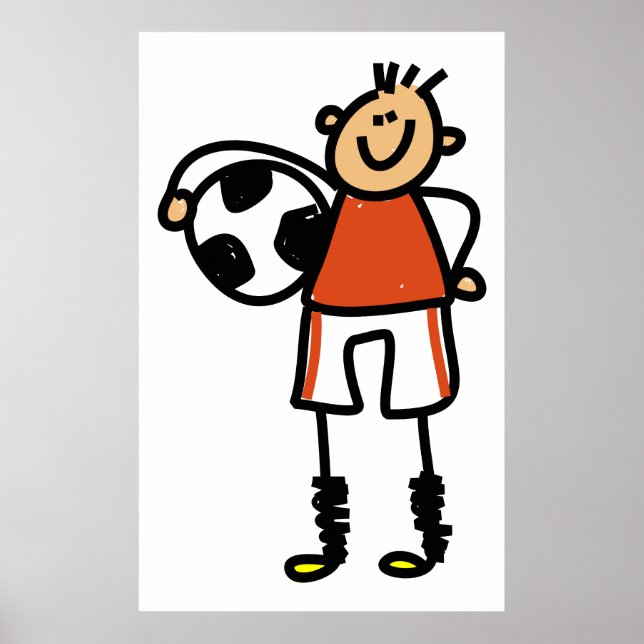 Affiche Enfant de football (Devant)