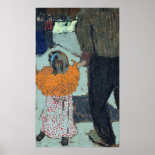 Affiche Enfant d'Edouard Vuillard utilisant une écharpe