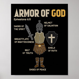 Affiche Enfant Garçon Armure De Dieu Fils Frère Hommes Enf