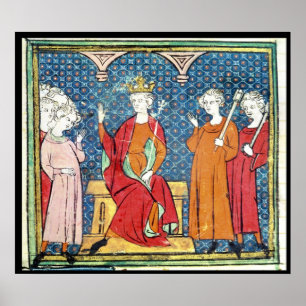 Affiche Enfant II, Roi mérovingien d'Austrasia