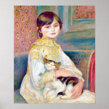 Enfant Renoir avec chat (Julie Manet) CC1242