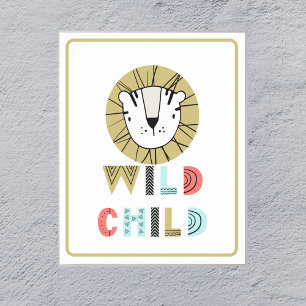 Affiche Enfant Sauvage Scandia Lion  