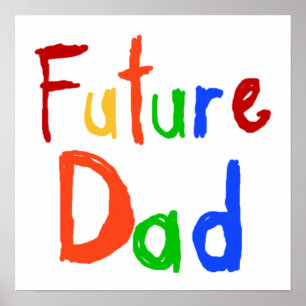 Affiche Enfant Texte Futur Papa T-shirts et cadeaux