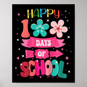 Affiche Enfants 100 Jours De Chemise D'École Jeune Fille 1