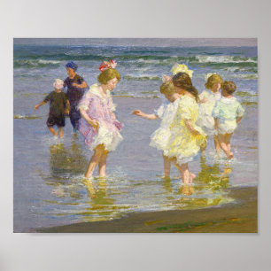 Affiche Enfants à la lecture par Edward Henry Potthast