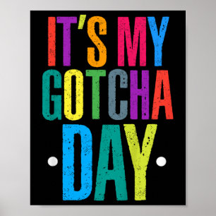Affiche Enfants Adoption Foster Enfant Hourra Mon Gotcha D