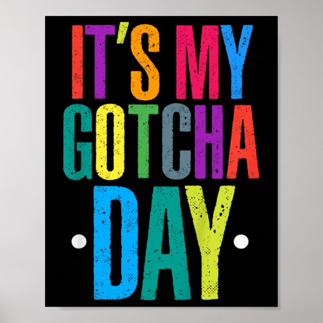 Affiche Enfants Adoption Foster Enfant Hourra Mon Gotcha D (Devant)