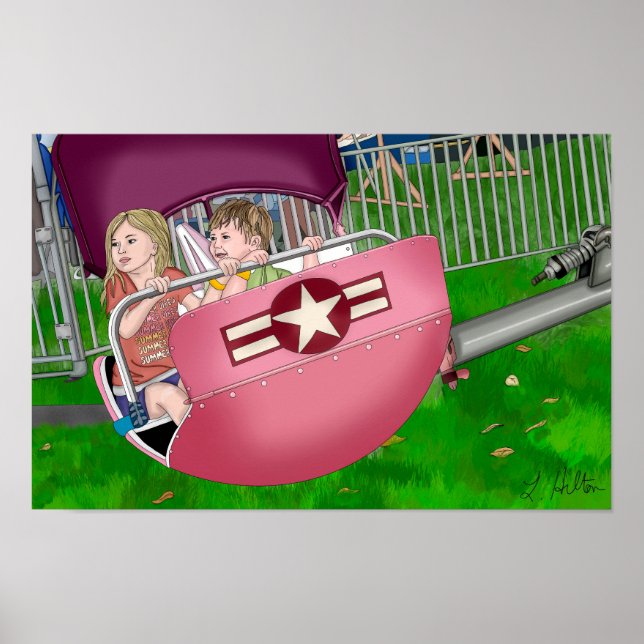 Affiche Enfants au carnaval de Whimsical Art (Devant)