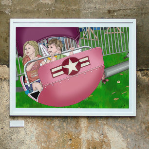 Affiche Enfants au carnaval de Whimsical Art