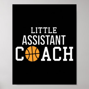 Affiche Enfants Basketball Coach Cadeau pour Enfant Assist