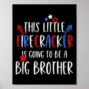 Affiche Enfants Big Brother 4 juillet bébé Garçon Indépend