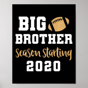 Affiche Enfants Big Brother Footbyll Faire-part de grosses