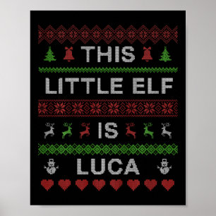 Affiche Enfants Ce Petit Elfe C'Est Luca Vilain Sweat De N