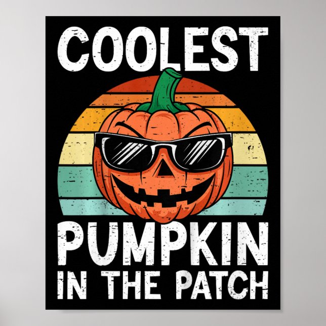 Affiche Enfants Citrouille le plus frais dans le Patch Tod (Devant)