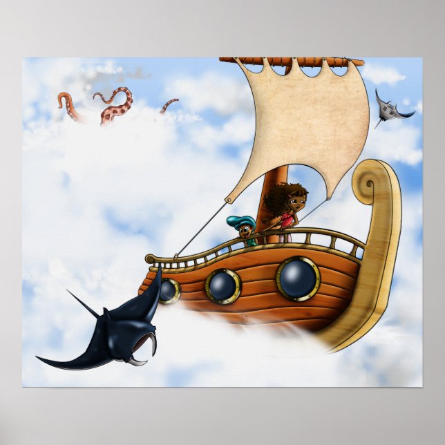 Affiche Enfants d'Afrique et d'Amérique (Devant)