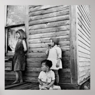 Affiche Enfants dans la pauvreté : les années 1930