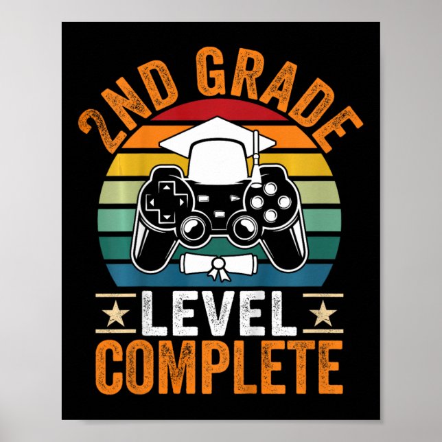 Affiche Enfants de 2e année Complet Gamer de 2e classe Cla (Devant)