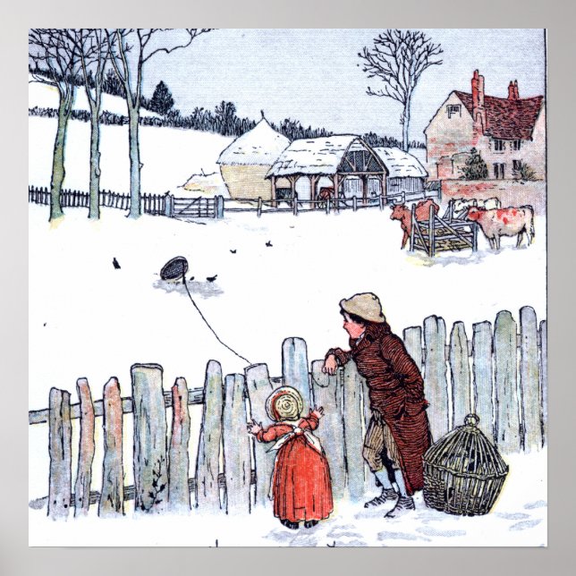 Affiche Enfants de ferme vintages (Devant)