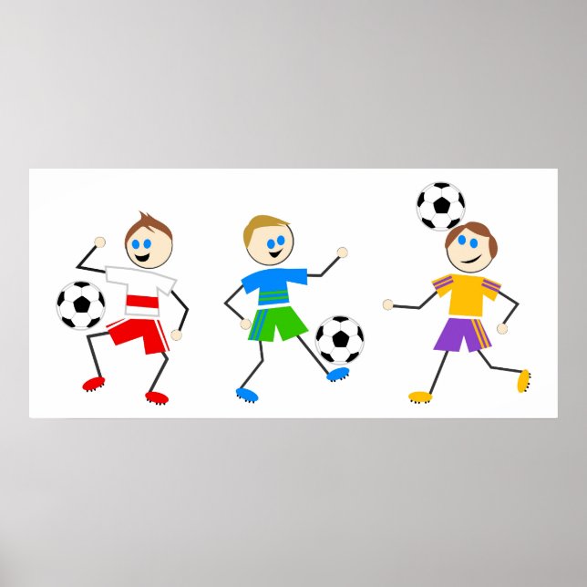 Affiche Enfants de football (Devant)