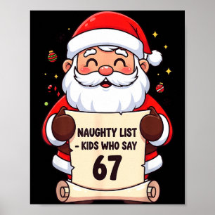 Affiche Enfants de la liste vilains qui disent 67 Funny Te