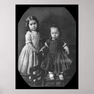 Affiche Enfants de William McAllister Daguerreotype 1849