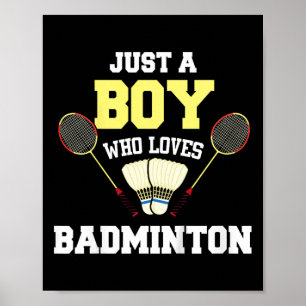 Affiche Enfants Dminton Shirt Boy Dminton Lover Dminton Pl