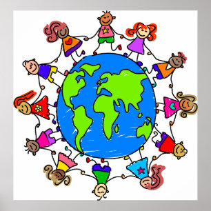 Affiche Enfants du monde