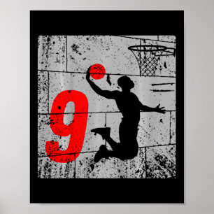 Affiche Enfants en détresse 9 ans 9e Bysketbyll Anniversai