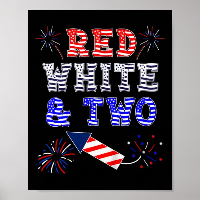 Affiche Enfants Enfants 2e anniversaire Juillet 4 American (Devant)