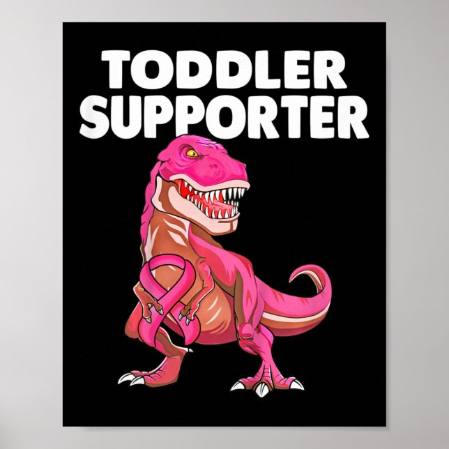 Affiche Enfants Enfants Enfants Soutien T-rex Enfants Canc (Devant)