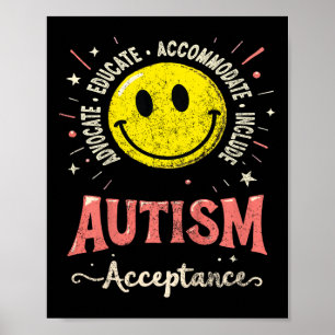 Affiche Enfants Enfants Sensibilisation sur l'autisme Acce