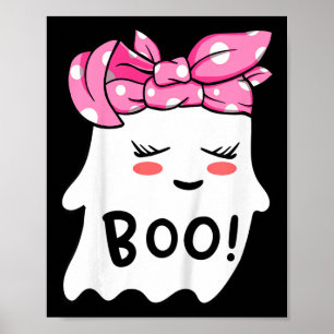 Affiche Enfants Filles Toddler Joyeux Fantôme D'Halloween 