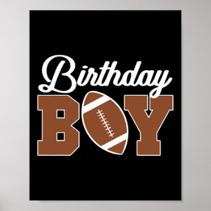 Affiche Enfants Football Anniversaire Garçon Anniversaire