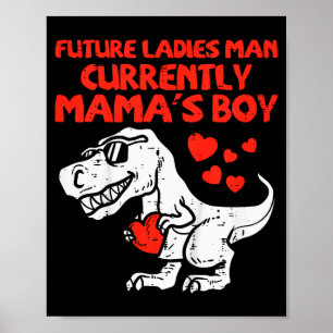 Affiche Enfants Futur Dames Homme Mamans Garçon Dino Tout-