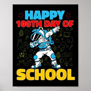 Affiche Enfants Garçons 100 Jours D'École Joyeux 100E Jour
