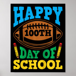 Affiche Enfants Garçons Filles 100 Jours D'École Joyeux 10