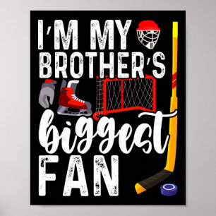 Affiche Enfants Hockey sur Glace Grands Frères Plus Grand