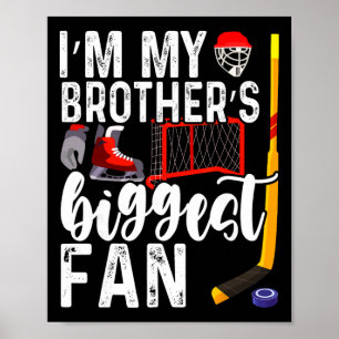 Affiche Enfants Hockey sur Glace Grands Frères Plus Grand