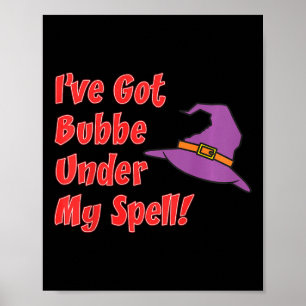 Affiche Enfants J'ai Bubbe Sous Mon Spell Grandgirl H