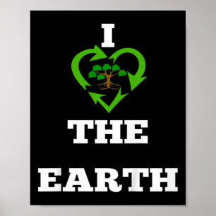 Affiche Enfants J'Aime La Terre -Chemises jours des terres