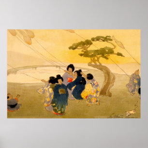 Affiche Enfants Japonais - Bertha Lum - 1913