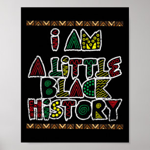 Affiche Enfants Je Suis Petit Noir Histoire Mois Couleur H