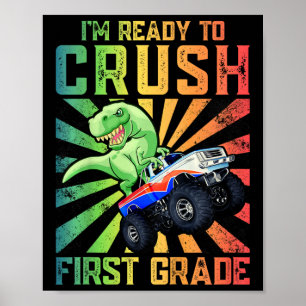 Affiche Enfants Je suis prêt à écraser le Tee de première