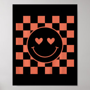 Affiche Enfants Jeunesse Carreaux Rétro Saint-Valentin Sou