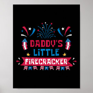 Affiche Enfants Le petit pétard de papa Fête de l'Indépend