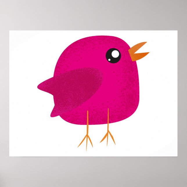 Affiche Enfants mignonette birdy (Devant)