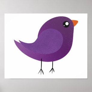 Affiche Enfants mignonette birdy
