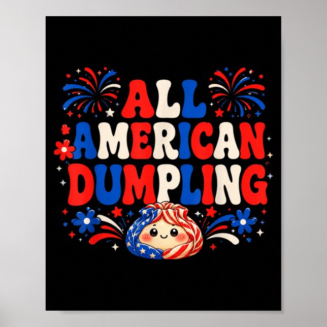 Affiche Enfants Mignons Édition Américaine Dumpling 4 Juil (Devant)