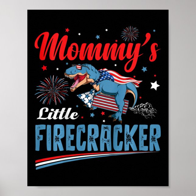 Affiche Enfants Mommys Little Firecracker Fête de l'Indépe (Devant)